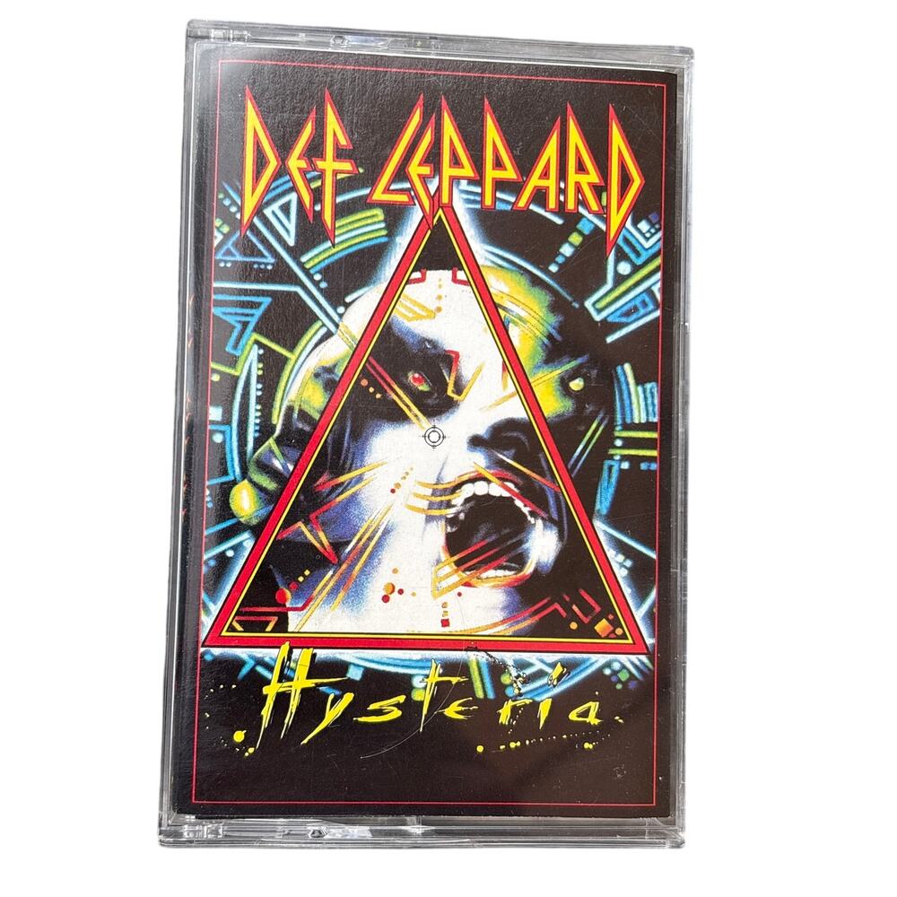 Hysteria by Def Leppard (Cassette, Aug-1987, Mercury) Rock n Roll Music Tape 80s